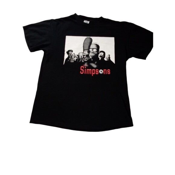 The Simpsons Other - Men's Black The Simpsons‎ T-shirt Size Medium